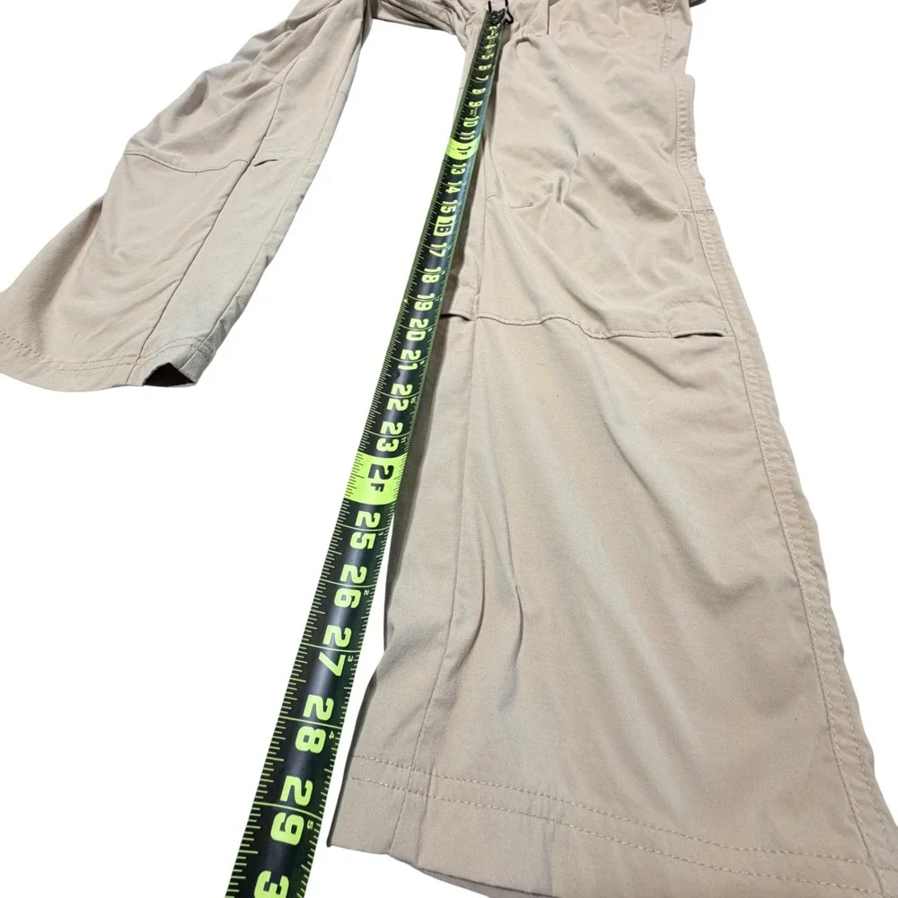 Columbia Trail Hiking Pants Water Resistant Womens 8 Short Tan Stretch Gorpcore